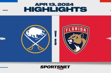 NHL Highlights | Sabres vs. Panthers - April 13, 2024