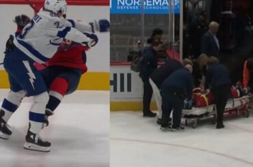 Nick Jensen Stretchered Off Ice After Hit From Michael Eyssimont