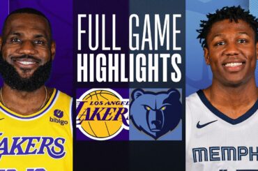 LAKERS at GRIZZLIES | FULL GAME HIGHLIGHTS | April 12, 2024