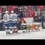 Washington Capitals | Nick Jensen Taken Off Ice On Stretcher