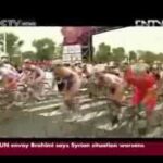 Cycling, Michael Rasmussen leads the Tour of China