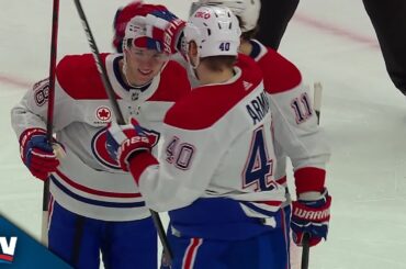Canadiens' Lane Hutson Helps Set Up Brendan Gallagher Goal For First Career NHL Point