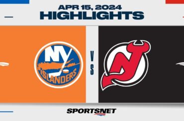 NHL Highlights | Islanders vs. Devils - April 15, 2024