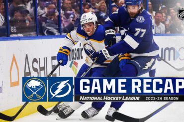 Sabres @ Lightning 4/15 | NHL Highlights 2024