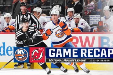 Islanders @ Devils 4/15 | NHL Highlights 2024