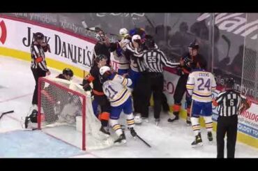 Flyers vs Sabres Scrum (4/11/21)