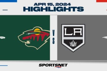 NHL Highlights | Wild vs. Kings - April 15, 2024