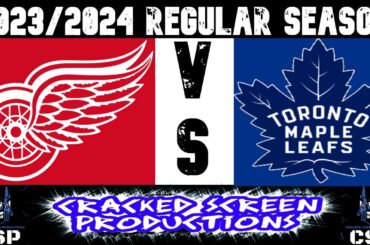 LIVE NHL Play By Play Commentary Detroit Red Wings  @ Toronto Maple Leafs