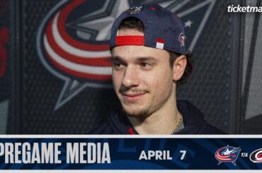 Sean Kuraly and James Malatesta speak to the media prior to their game against the Hurricanes!