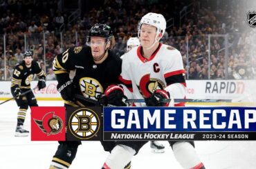 Senators @ Bruins 4/16 | NHL Highlights 2024