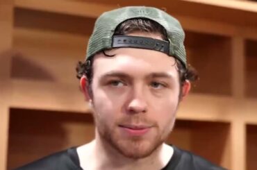 Johnny Beecher on his breakaway goal vs Capitals | Bruins Postgame