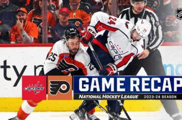 Capitals @ Flyers 4/16 | NHL Highlights 2024