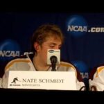 Minnesota's Nate Schmidt after losing to Yale in the West Regional semifinal game.