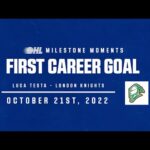 OHL Milestones | Luca Testa | First Career Goal