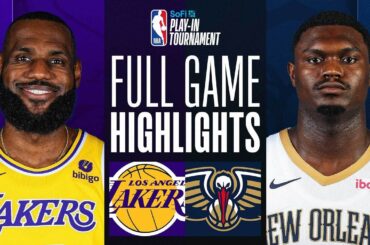 LAKERS at PELICANS | #SoFiPlayIn | FULL GAME HIGHLIGHTS | April 16, 2024