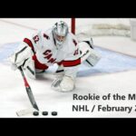 NHL / Rookie of the Month (February 2024) Pyotr Kochetkov #nhl #icehockey #carolinahurricanes #usa