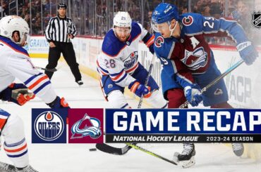 Oilers @ Avalanche 4/18 | NHL Highlights 2024
