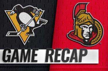 Dzingel scores PPG in OT to lift Senators past Pens