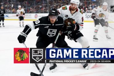 Blackhawks @ Kings 4/18 | NHL Highlights 2024