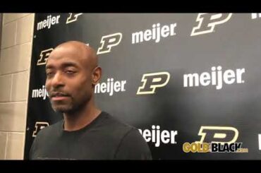 GoldandBlack com video: Purdue WR coach Cory Patterson, spring practice No  14