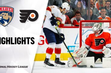 NHL Highlights | Panthers @ Flyers 2/10/20