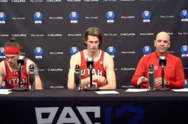 Utah Postgame Press Conference | 2024 Pac-12 Men's Basketball Tournament Quarterfinals