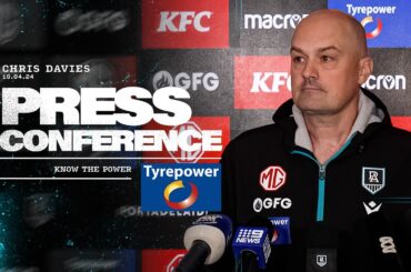 Chris Davies press conference - 10 April