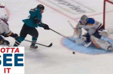 GOTTA SEE IT: Sharks’ Timo Meier Drops Jordan Binnington With Filthy Move To Double Lead