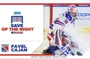 Real Canadian Superstore Save Of The Night: Pavel Cajan Toe Save in OT