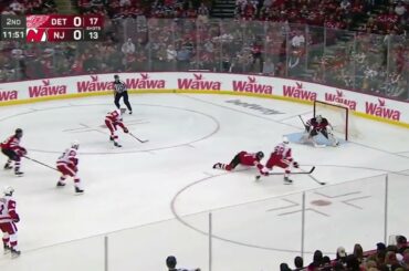 Vitek Vanecek's big save on Copp vs Red Wings (10/12/2023)