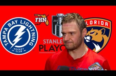 Sasha Barkov, Florida Panthers Playoffs: Game 1 Practice, Tampa Bay Lightning