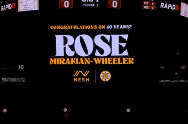 Bruins Honor NESN's Longest Tenured Director for 40 Years of Excellence