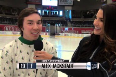 Fargo Force Player Spotlight December 31 - #19 Alex Jackstadt