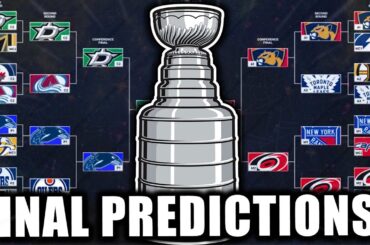 *FINAL* 2024 NHL STANLEY CUP PLAYOFF BRACKET PREDICTIONS!