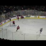 Joe Gambardella of the Utica Comets scores in OT to win the game vs. the Laval Rocket 1/10/24