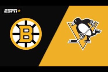 Boston Bruins vs Pittsburgh Penguins LIVE STREAM | Live Play-by-Play, Fan Reaction | LIVE NHL