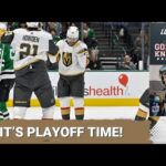 VGK/Stars series preview / NHL bracket predictions / Logan Thompson or Adin Hill?