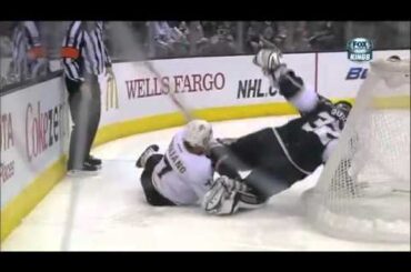 Andrew Cogliano breakaway on Quick Apr. 13, 2013 Anaheim Ducks vs LA Kings