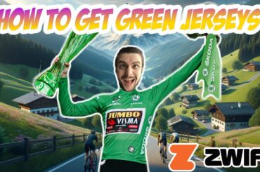 GREEN JERSEY Tips for Zwift!