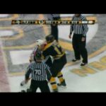 Milan Lucic fights Nick Boynton