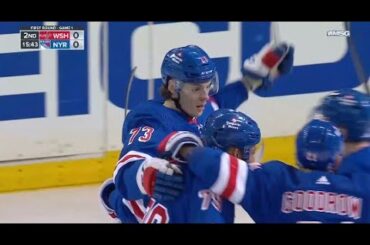 Matt Rempe Scores First, Rangers Win Game 1 vs Caps | Home & Away Feeds | WSH v NYR | Apr 21st, '24