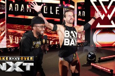 "Wrestle & Flow's" Josiah Williams raps Adam Cole to the ring: NXT TakeOver: XXV