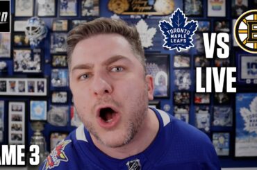 Stanley Cup Playoffs - Boston Bruins @ Toronto Maple Leafs - Game 3 LIVE w/ Steve Dangle