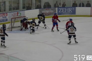 PJHL Playoffs - Trevor LaRue scores the OT winner for Lakeshore in Game 1