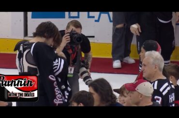 NJ Devils Give Shirts Off Their Backs To Fans After Final Game of 2023-24 Season