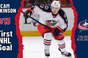 Cam Atkinson #13 (Columbus Blue Jackets) first NHL goal Oct 10, 2011 (Classic NHL)