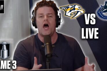 Stanley Cup Playoffs - Vancouver Canucks vs. Nashville Predators - Game 3 LIVE w/ Adam Wylde