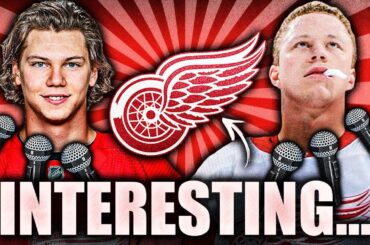 RED WINGS NEWS & UPDATES: MORITZ SEIDER & LUCAS RAYMOND SPEAK OUT (ASKING FOR INSURANCE…)