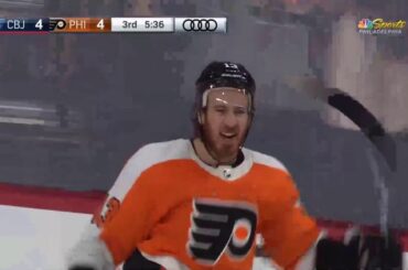 Kevin Hayes Goal - Philadelphia Flyers vs Columbus Blue Jackets (10/26/19)