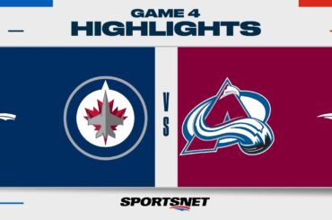 NHL Game 4 Highlights | Jets vs. Avalanche - April 28, 2024